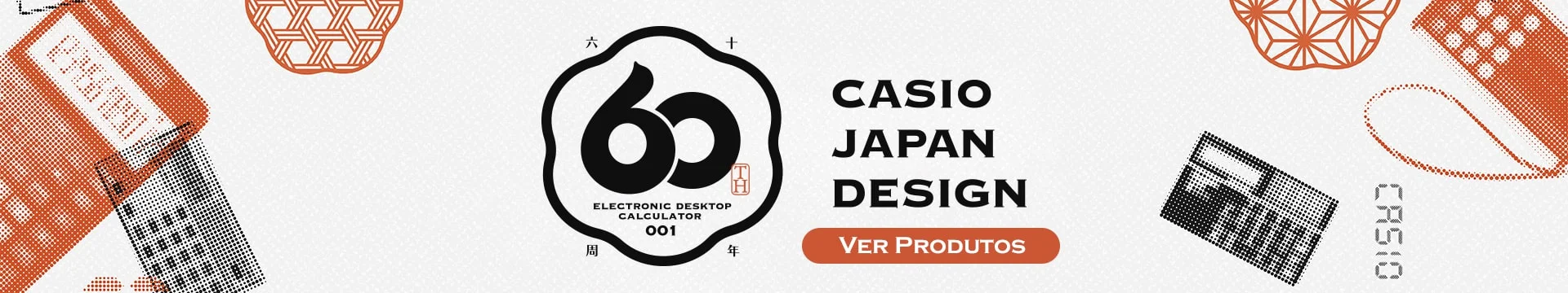 60 anos CASIO